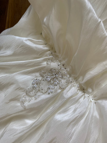 Maggie Sottero Couture strapless wedding gown uk 12