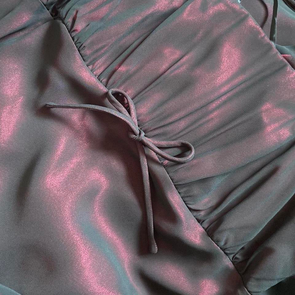 Bhs Pink Halterneck Evening Dress UK 8