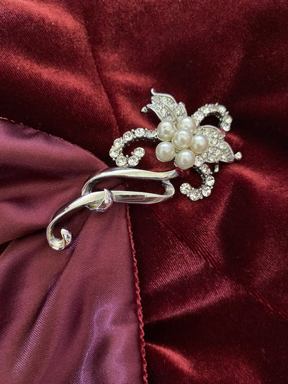 Kaliko red velvet stretch evening gown UK 12