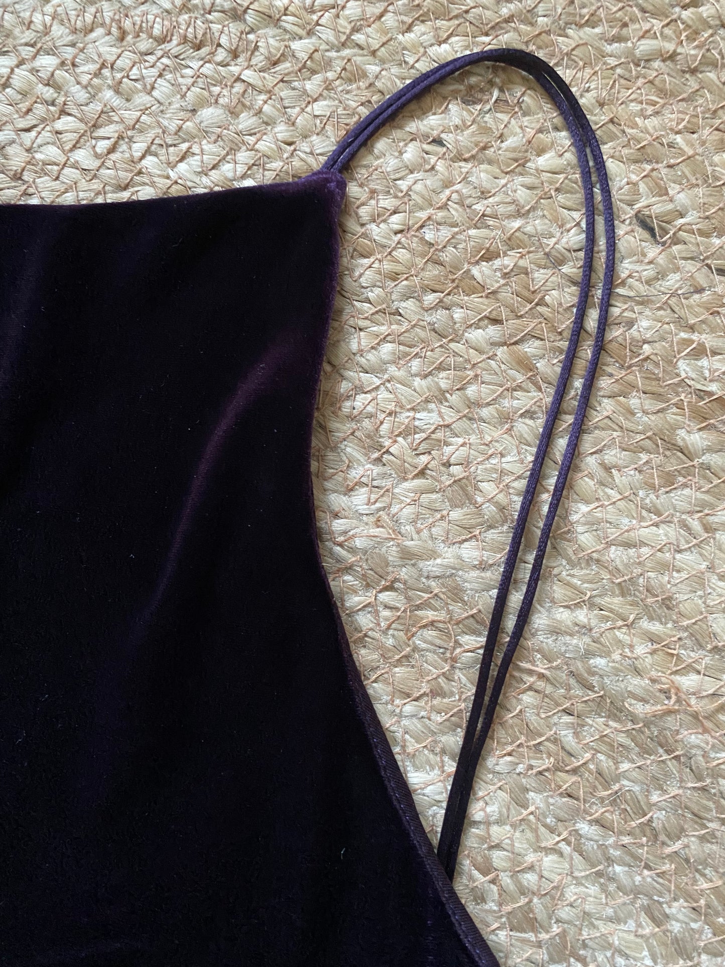Principles purple velvet stretch evening dress UK 16
