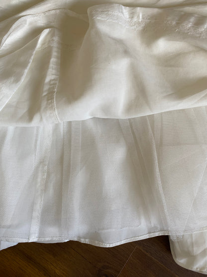 Maggie Sottero ivory strapless wedding gown uk 10