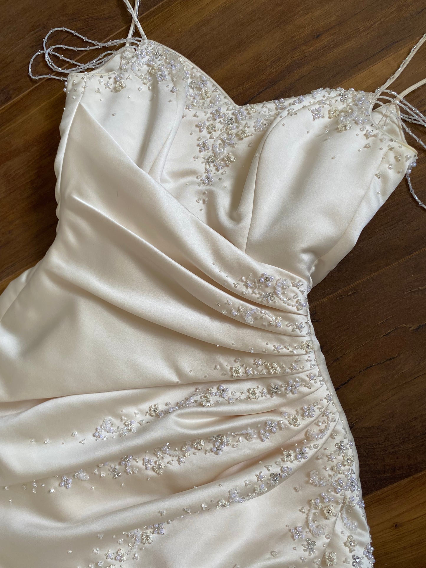 Maggie Sottero ivory a-line wedding dress uk 8