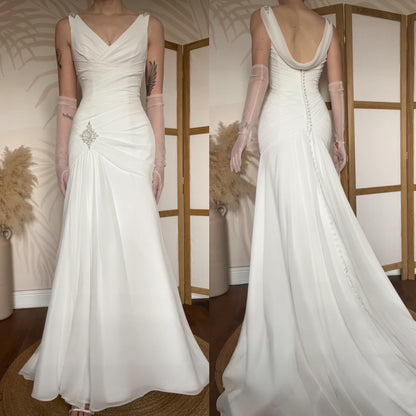 Ellis bridal ivory wedding dress uk 8-10