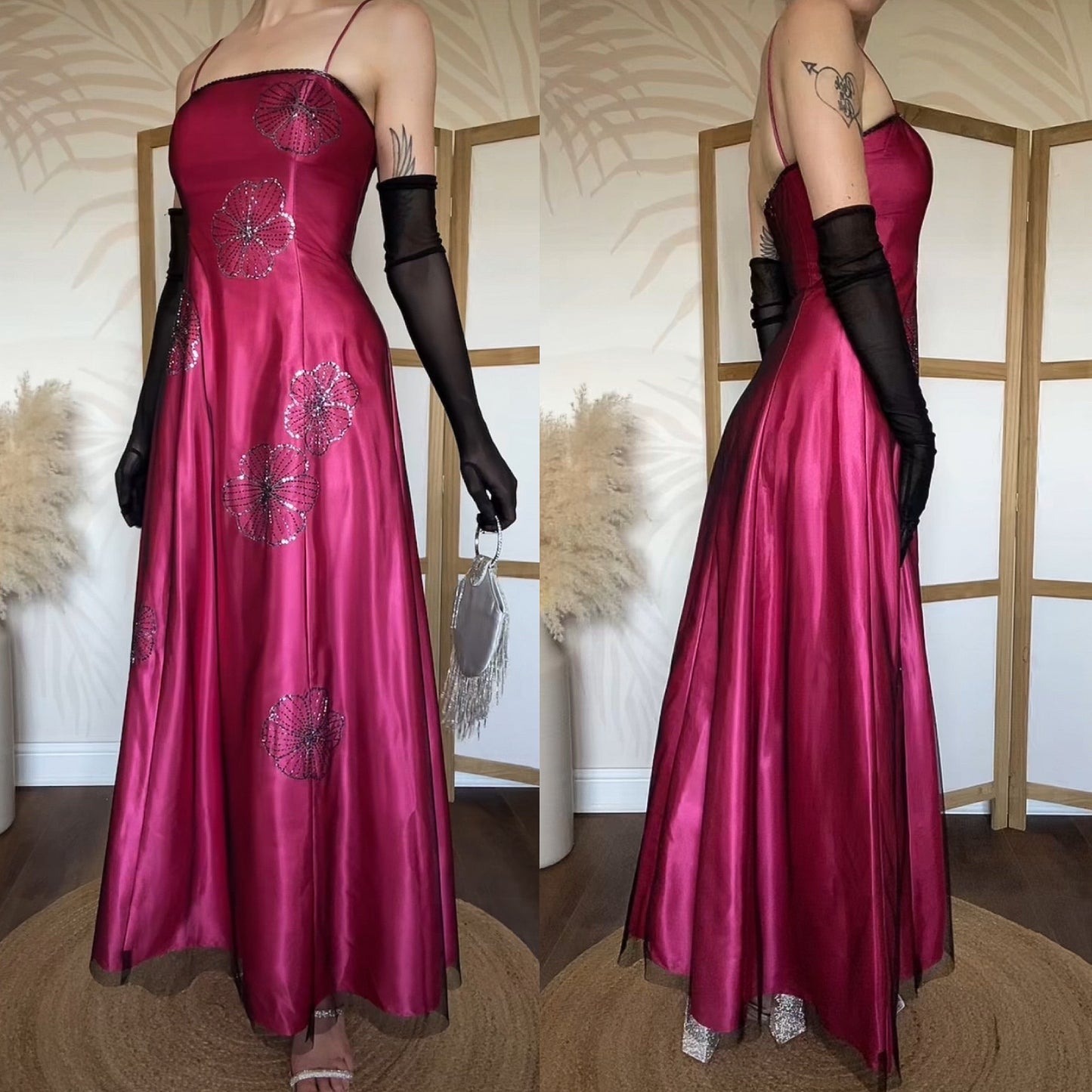 Blondie Nites pink a-line prom dress uk 10