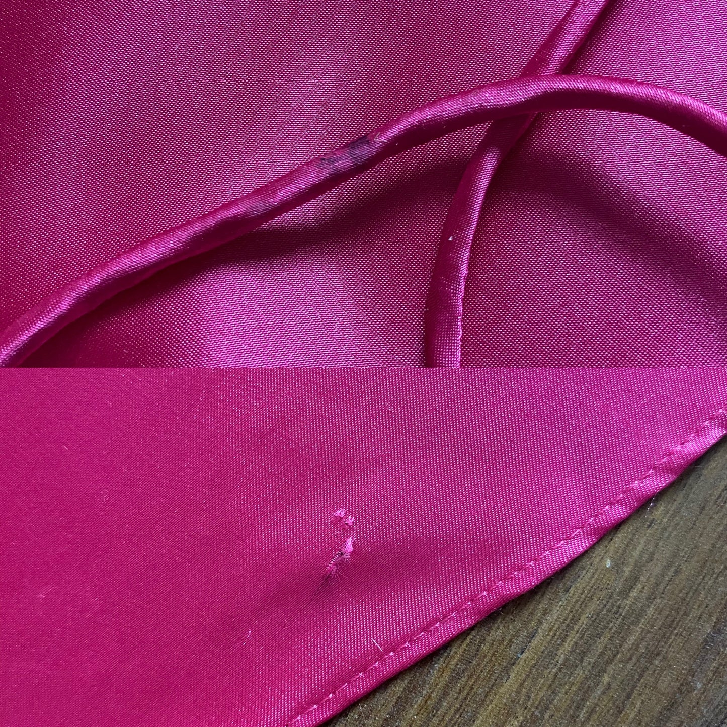 Niki Livas pink satin prom dress uk 10