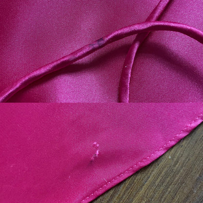 Niki Livas pink satin prom dress uk 10