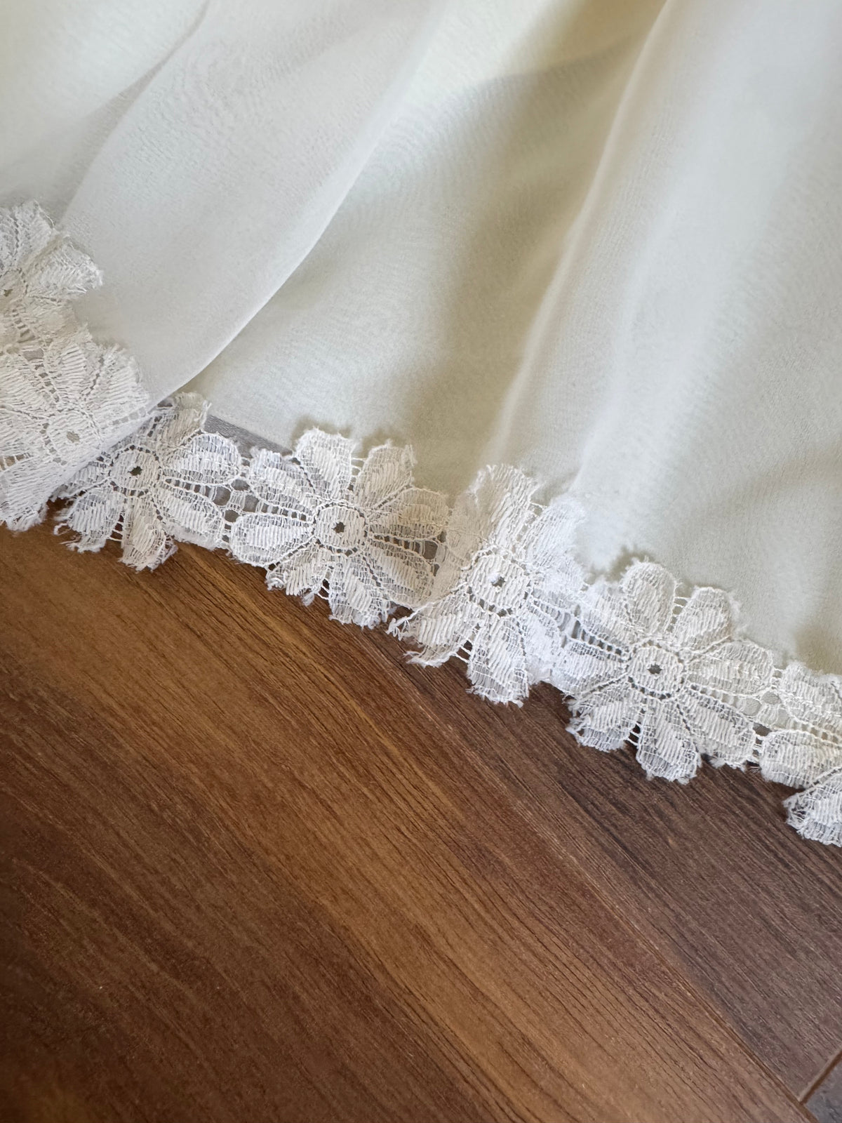 70s long sleeve floral lace wedding dress uk 8-10