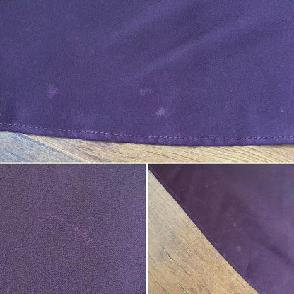 Niki Livas Petite purple short sleeve evening dress uk 10