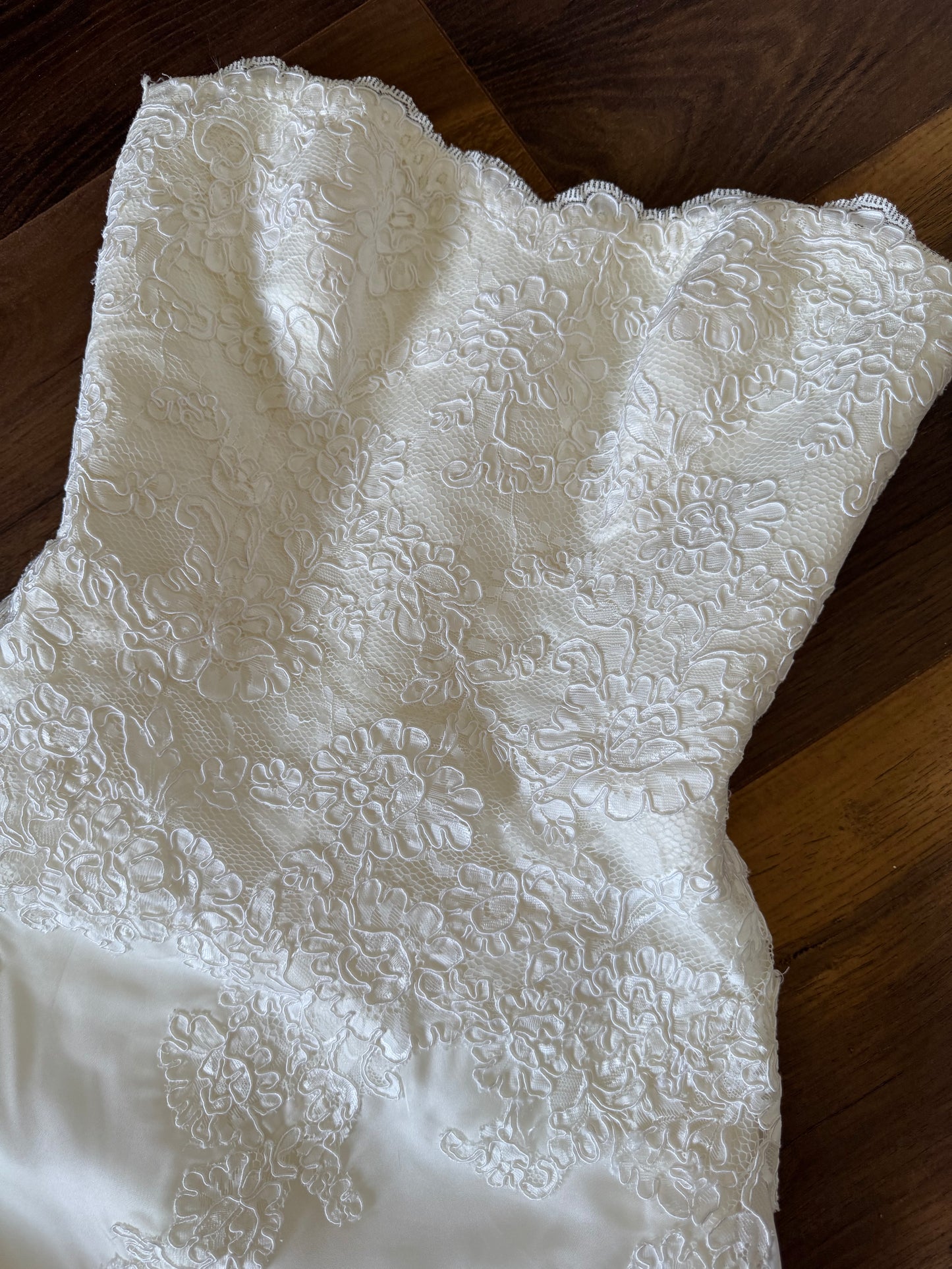 Augusta Jones ivory lace wedding dress uk 8