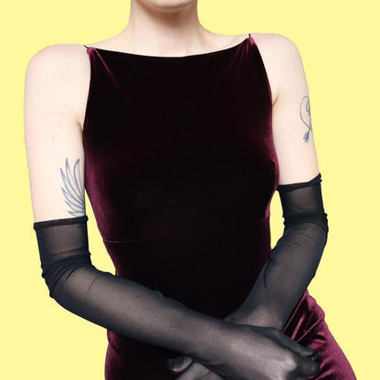 Burgundy Velvet Low Back Bodycon Dress UK 8