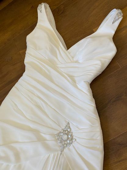 Ellis bridal ivory wedding dress uk 8-10
