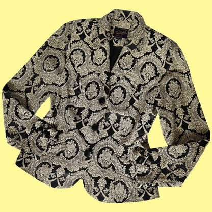 Monsoon Twilight black & gold blazer UK 10