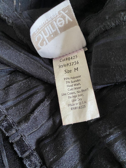 Shirley black velvet bodycon sheer maxi dress UK S