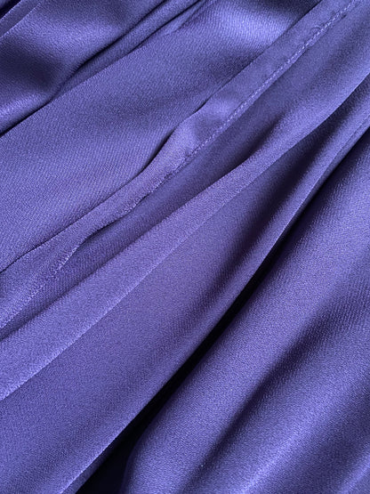Purple Roman Originals chiffon evening gown UK 14
