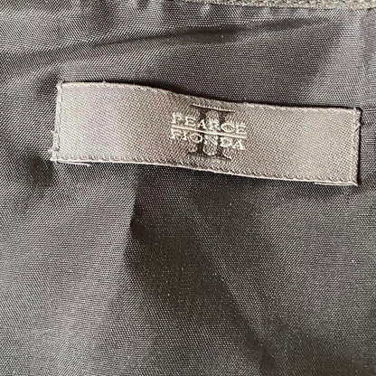 Black Pearce Fionda Flared Hem Evening Gown UK 8 & UK 12