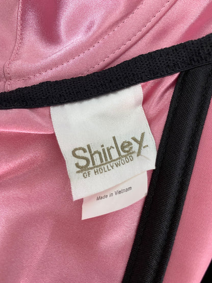 Shirley of Hollywood pink lace up corset UK 36C