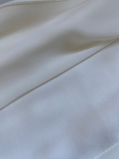 White empire waist beaded wedding dress uk 10