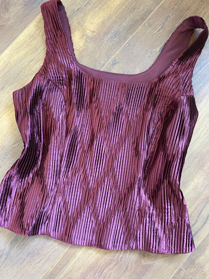 Joseph Ribkoff burgundy 2 piece set uk 10