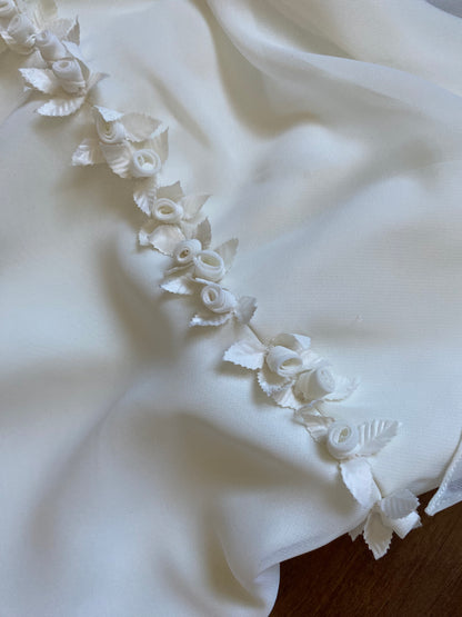 Victoria Jane white ethereal long sleeve wedding dress UK 14