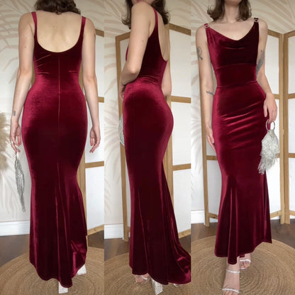 Red velvet stretch bodycon dress uk 10