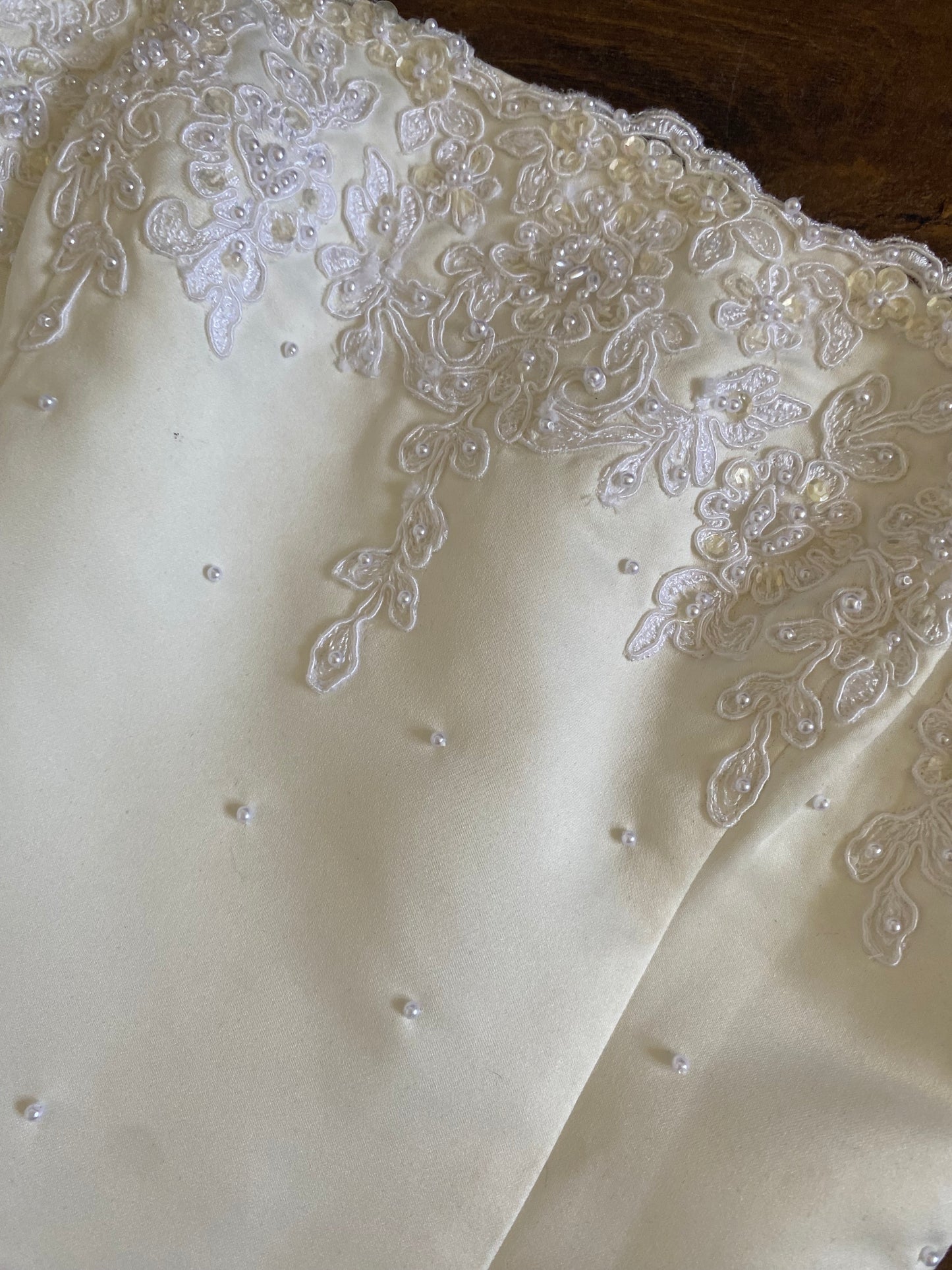 Sincerity Bridal ivory a-line wedding dress uk 6-8