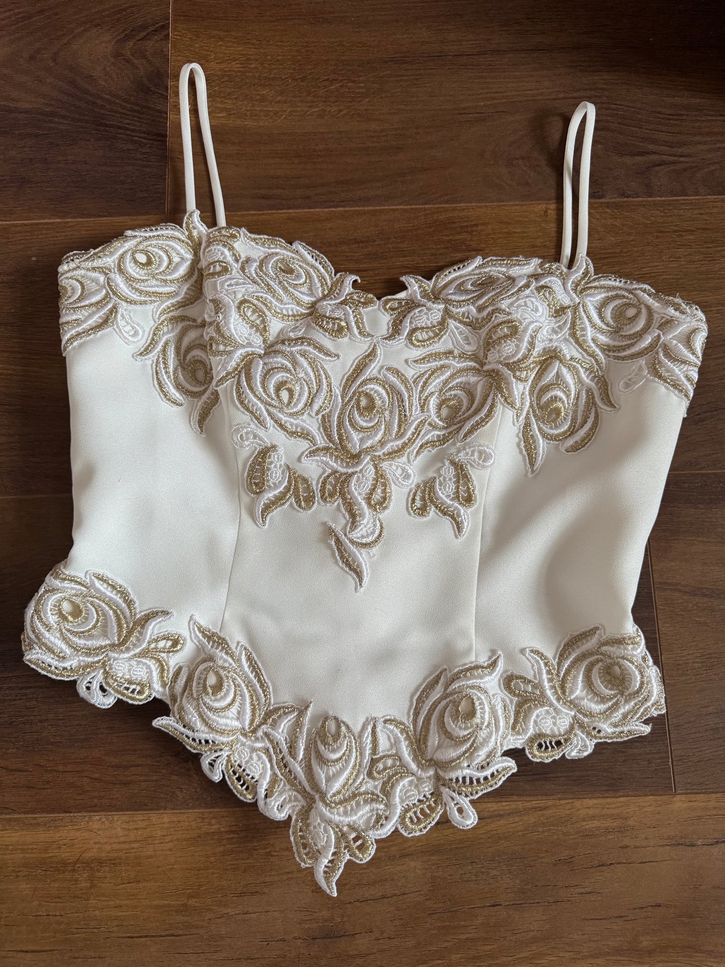 Ivory 3-piece Amanda Wyatt wedding dress set uk 10