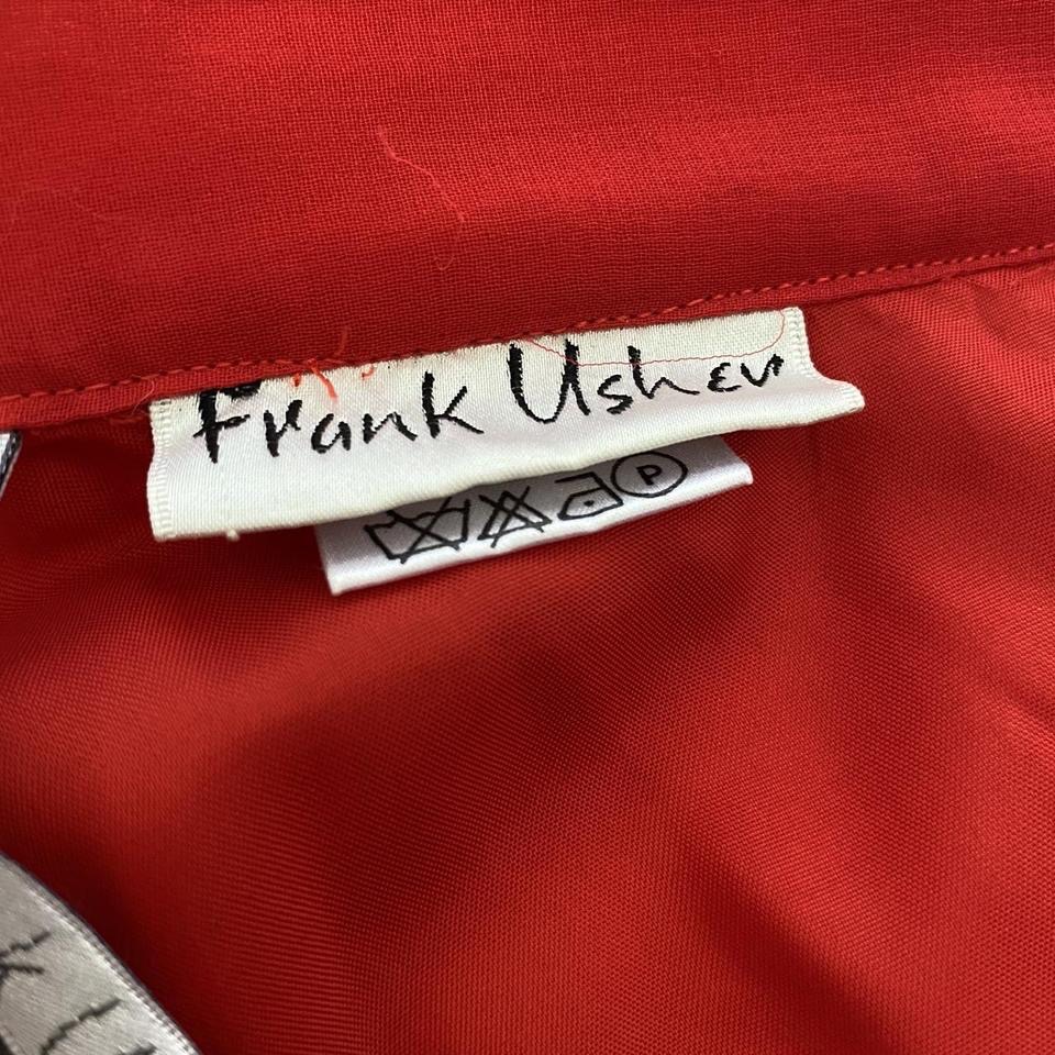 Frank Usher red flared skirt UK 8