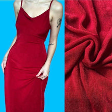 Load image into Gallery viewer, Vintage Ann Summers red stretch slip dress UK 10-12
