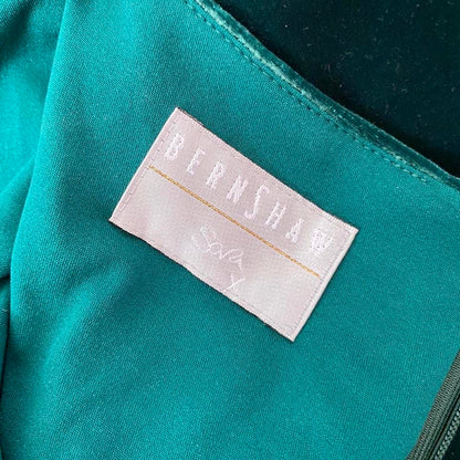 Green Velvet Bernshaw Bodycon Dress UK 16
