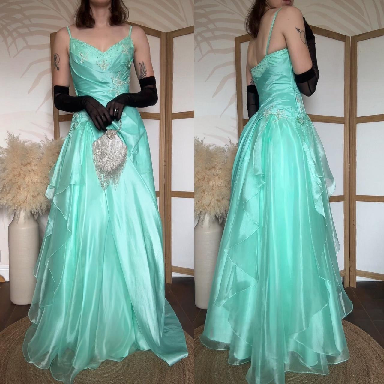 Sapphire a-line prom dress uk 8