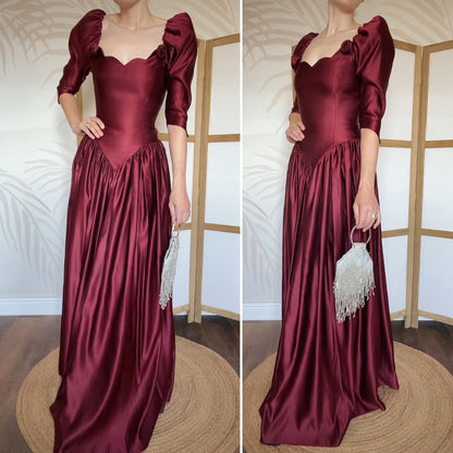 Pronuptia burgundy evening dress uk 8-10