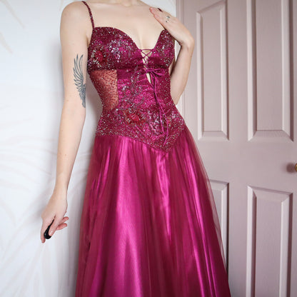 YVE London a-line ball gown UK 10