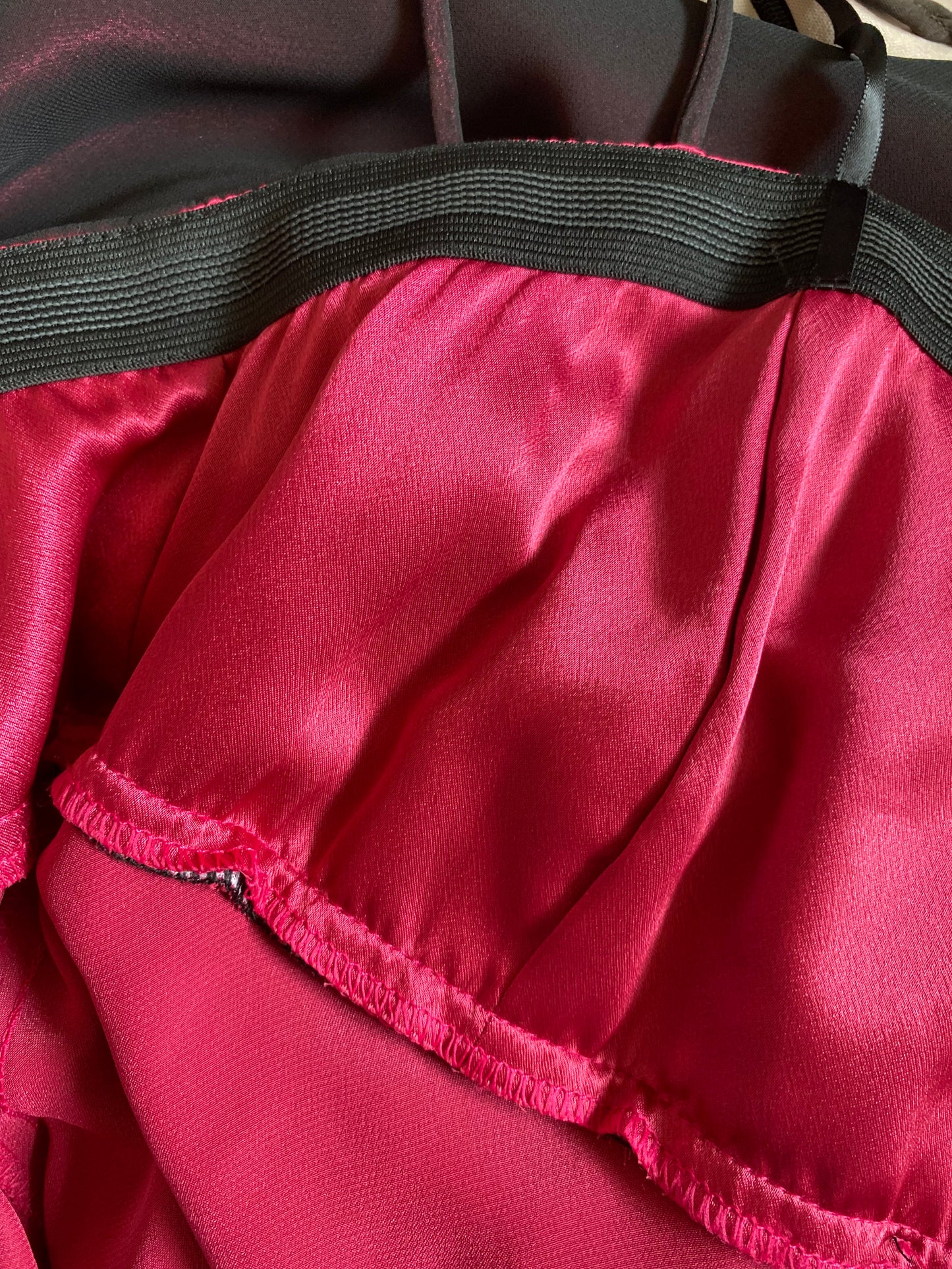 Pink chiffon Bhs halter neck gown UK 12