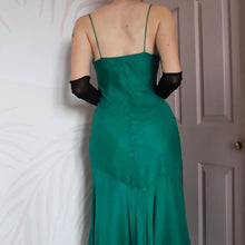 Load image into Gallery viewer, Green Pearce Fionda 100% Silk Midi Dress UK 14
