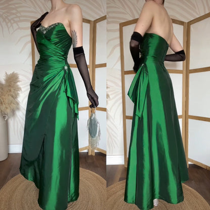 Emerald green Hilary Morgan a-line prom dress uk 12