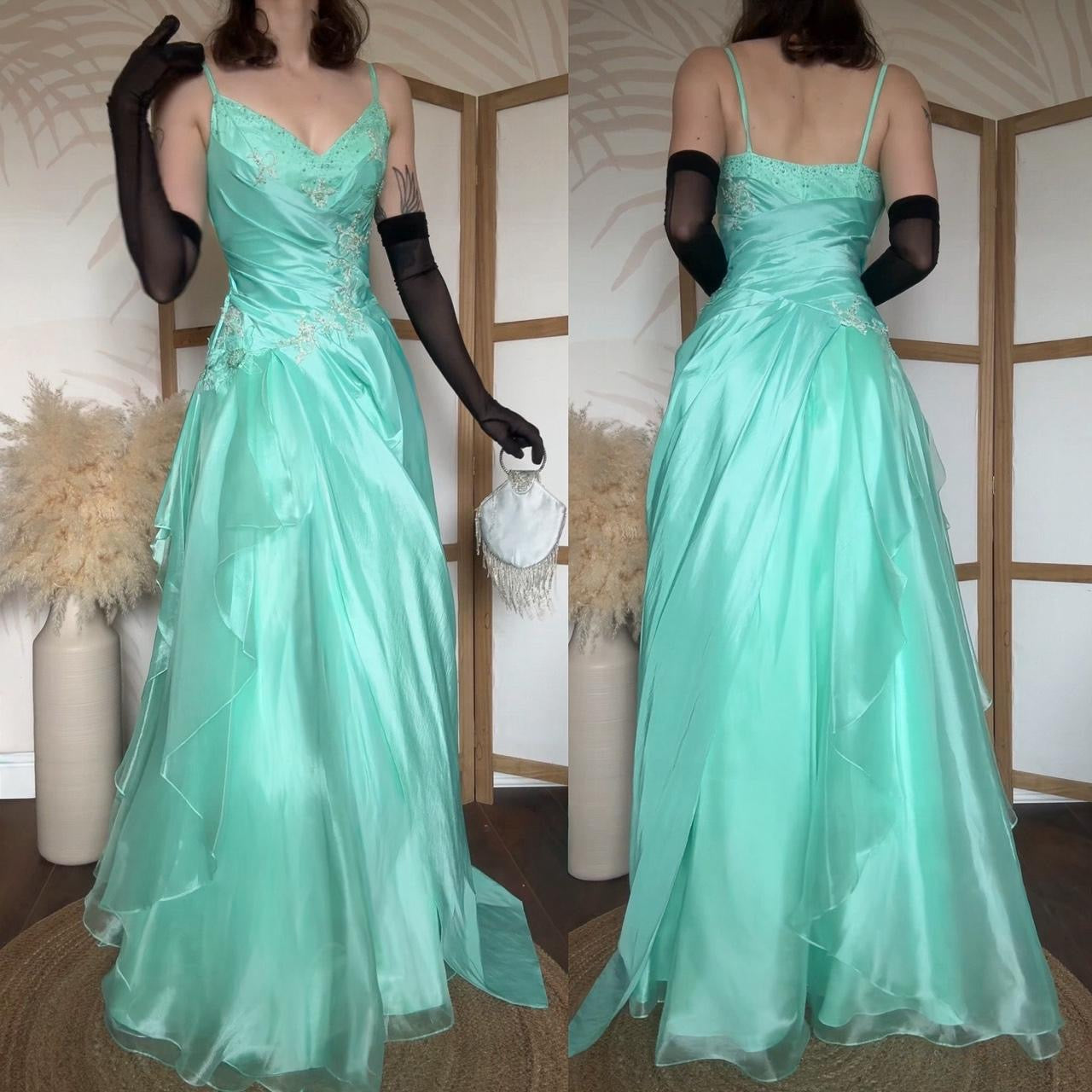 Sapphire a-line prom dress uk 8