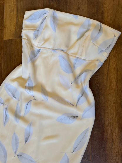 Nick Coleman pale yellow summer dress uk 12