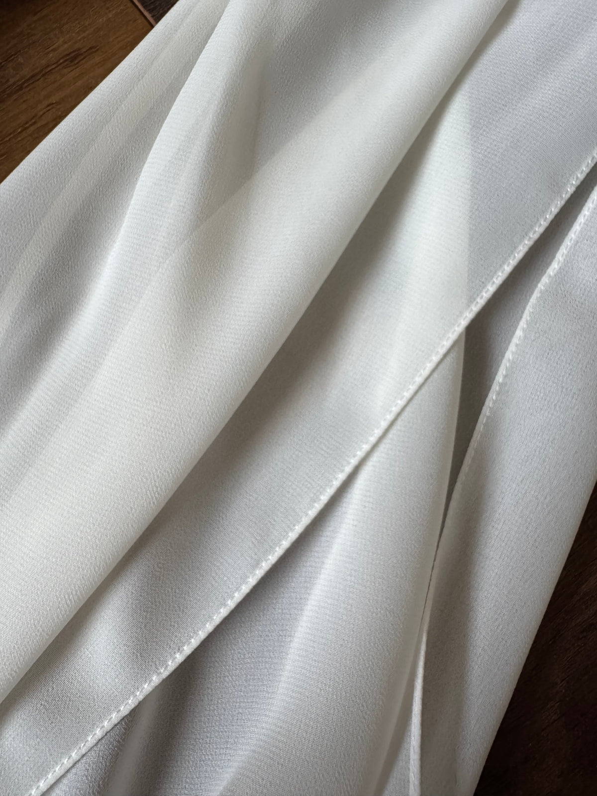Ivory long sleeve ethereal wedding dress uk 10-12