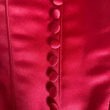 Red Hilary Morgan 2 piece evening set UK 10-12