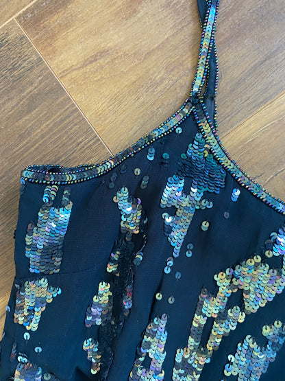 Opera by Richards sequin evening dress uk 8-10 & 10-12