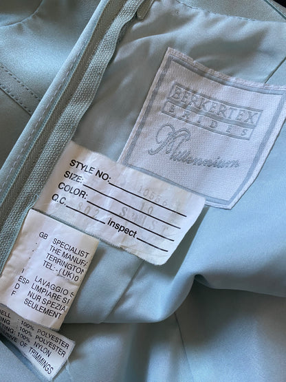 Light green a-line evening gown UK 8-10