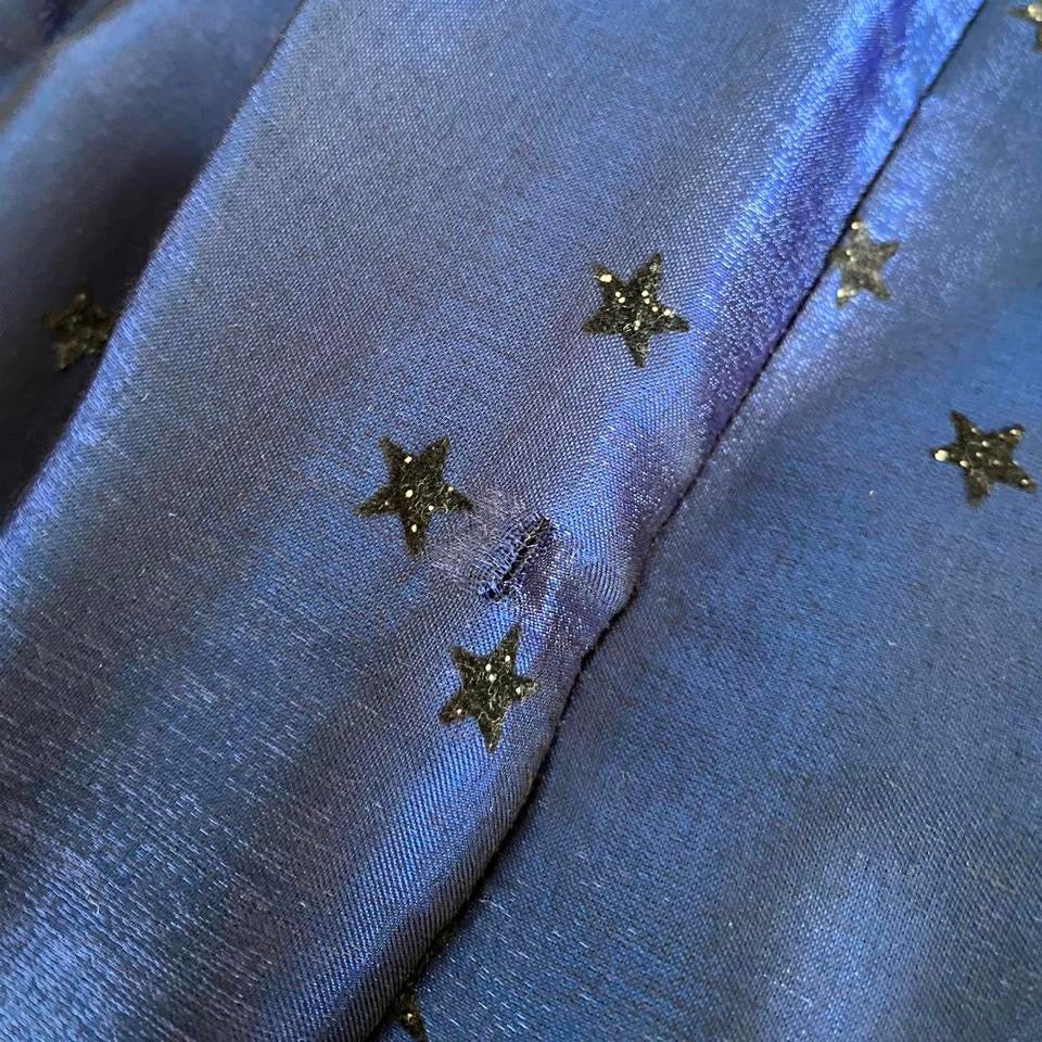 Blue Morgan & Co glittery star gown UK 10