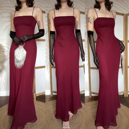 Morgan & Co burgundy open back evening dress uk 10