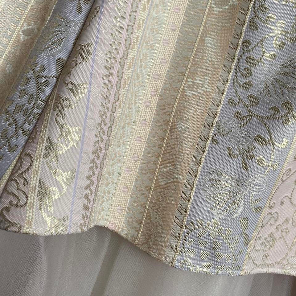 Cream Zum Zum strapless fishtail evening gown UK 8