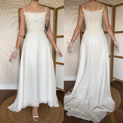 Pronuptia white beaded wedding dress uk 8