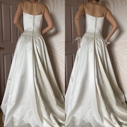 Ellis bridal vintage 2 piece wedding set UK 12