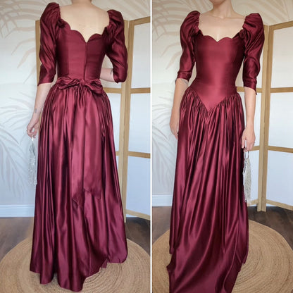 Pronuptia burgundy evening dress uk 8-10