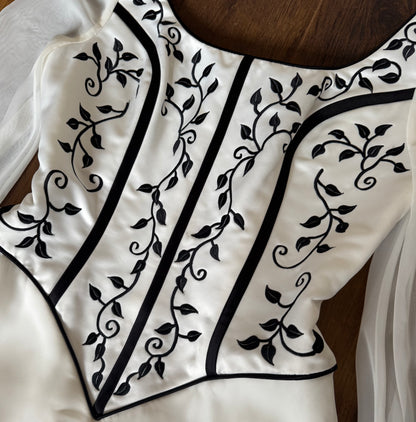 Sincerity ivory long sleeve wedding dress uk 12