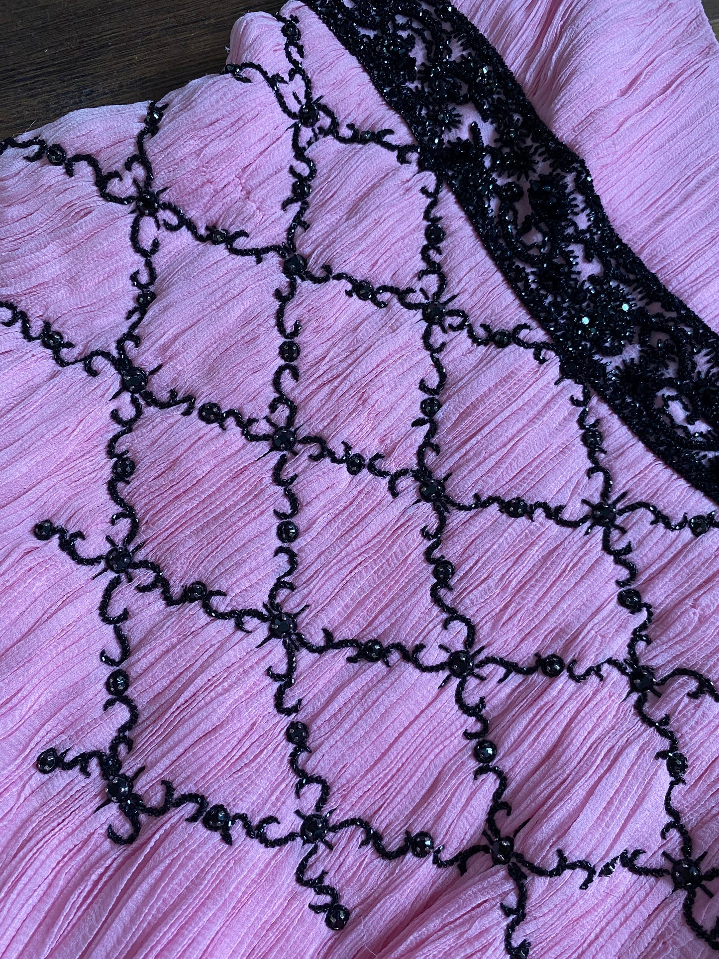 Patric Casey pink 100% silk evening dress uk 10-12