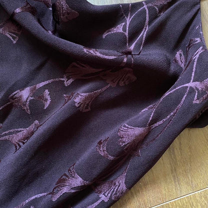 Debut purple floral slip dress UK 10-12